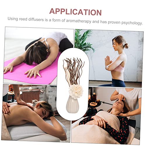 Bâtonnets diffuseur rotin naturel pour parfumer le salon et le bureau - 4