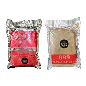 Johnson Tools Molding Sand for Sharp Jewellery Casting or Jewellery Making (1 KG),Sand, Brown