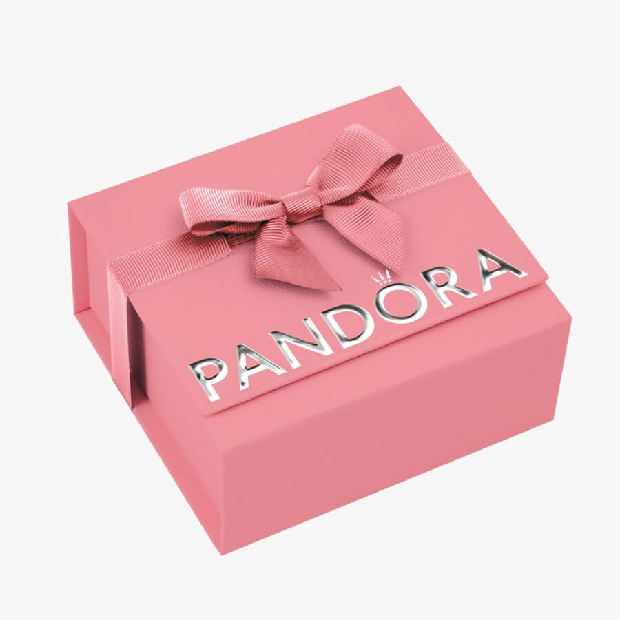 PANDORA Pink Premium Women's Jewellery Gift Box (5.5 x 12.4 x 11.6 cm)