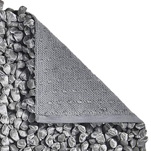 Aquanova Rocca Badteppich Badematte (70x120cm Silber grau) – Bild 3