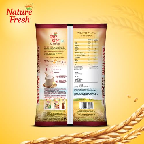 Image of Nature Fresh Shuddh Chakki Atta 10kg Pack