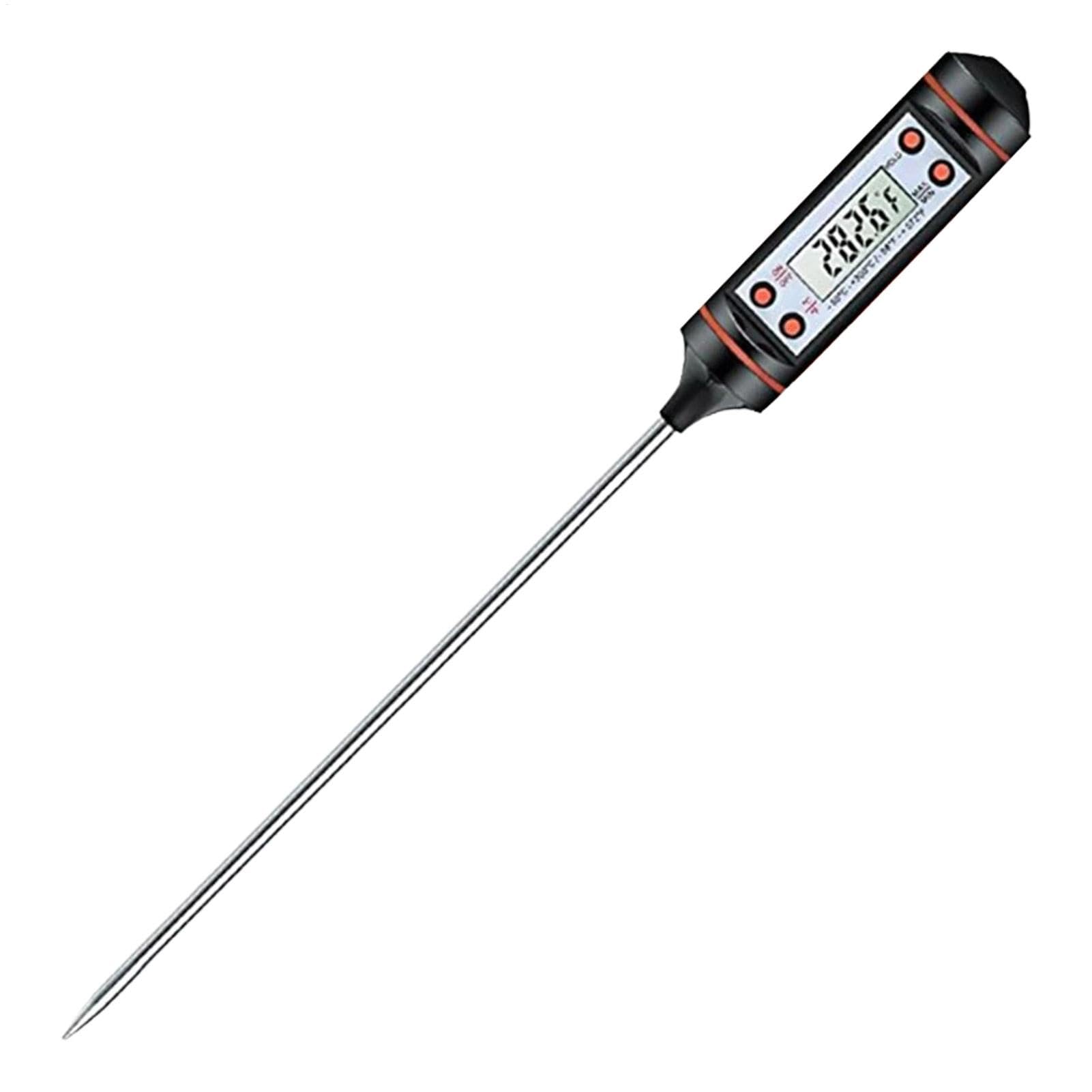 Digital Restaurant Thermometer - Meat Thermometer Food Thermometer - Instant Read Food Thermometer for Cooking - Kitchen Thermometer Reversible Display for BBQ Grill