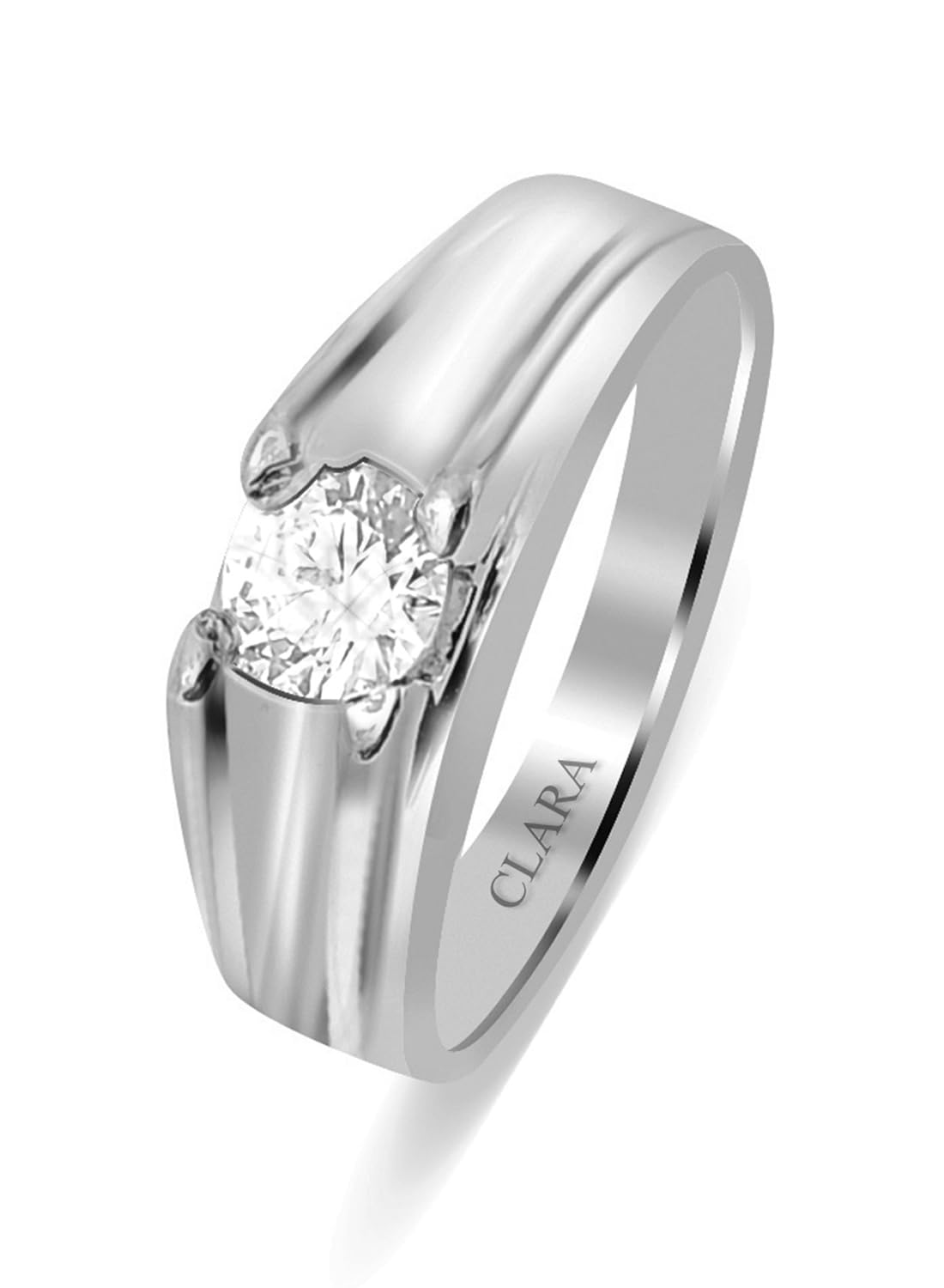 Clara Made with Swiss Zirconia The Leandro 925 Sterling Silver Ring Gift for Men & Boys (B07C4LVQYF) Amazon Price History, Amazon Price Tracker