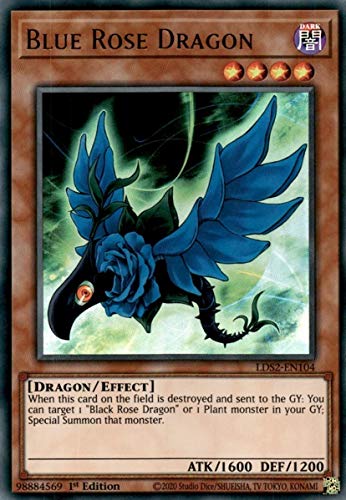 Amazon.com: Blue Rose Dragon - LDS2-EN104 - Ultra Rare - 1st