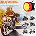 ULTECHNOVO Motorcycle Anti-Theft Alarm System with Remote Start and Vehicle Universal Security Alarm for Motorcycles and Scooters Motion Activated 2-Way Motorcycle Security