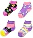 Stride Rite Little Girls' Tropical Quarter Socks-4 Pack
