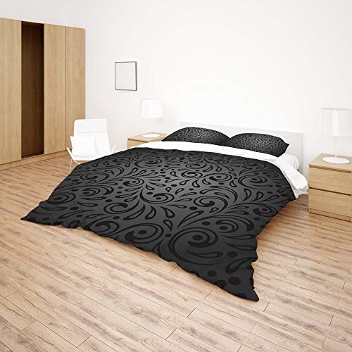 Housse de couette vintage et 2 taies d'oreiller Long Twin en polyester doux