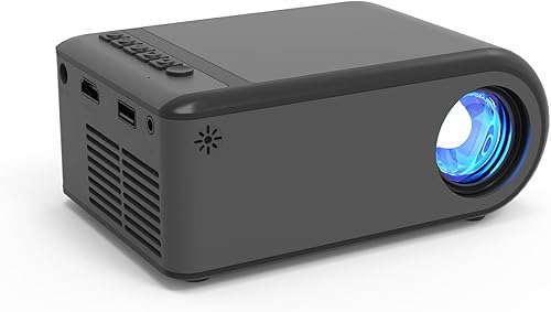 Mini proyector portátil para iPhone - HD 1080P compatible con proyector de películas Pico para ver dibujos animados, proyector de teléfono