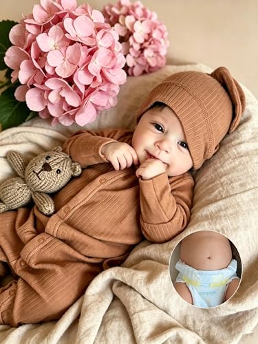 Muñeco Reborn Silicona Niño 18" Realista para Niños 3+ miniatura 1