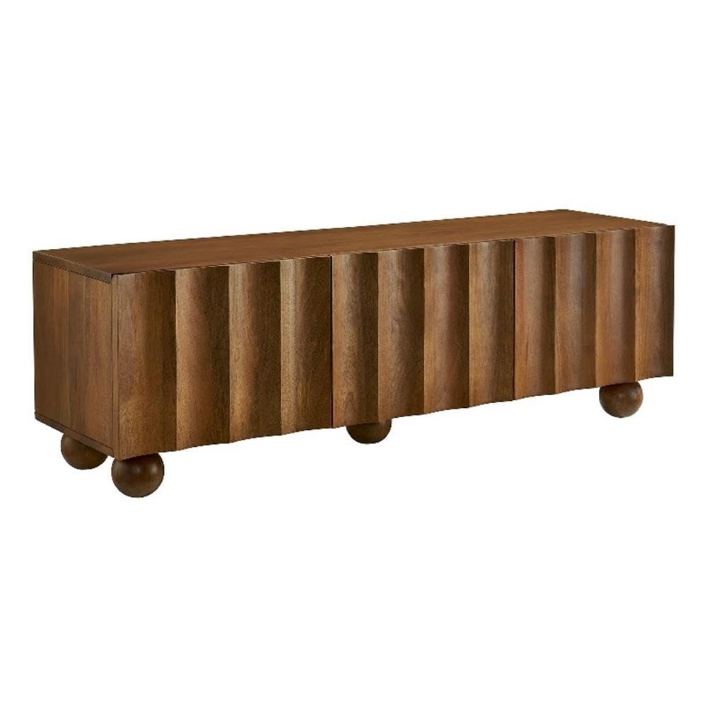 View 1 of **View Clerk Notes**Modway Sorren 54" Scalloped TV Stand in Walnut