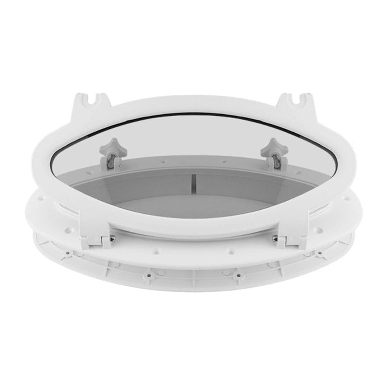 Conjunto de accesorios para portillos marinos de RV con sello impermeable para aplicaciones versátiles de reemplazo de ventanas de ojo de buey de barco, ventana de ojo
