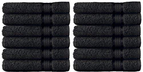 COTTON CRAFT - 12 Pack - Ultra Soft Extra Large Wash Cloths 12x12