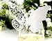 No.2 Warehouse 50 Pcs Butterfly 1# Wedding Table Paper Place Card Escort Name Card Wine Glass Card for Wedding Party Decoration + a Piece of Clean Cloth