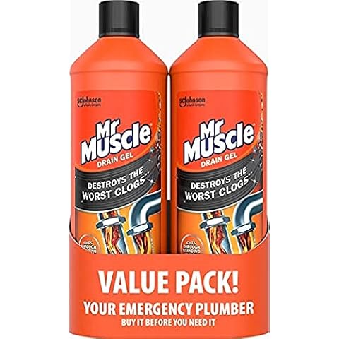 Mr Muscle Gel Drain Unblocker 2 x 1 Litre Cover