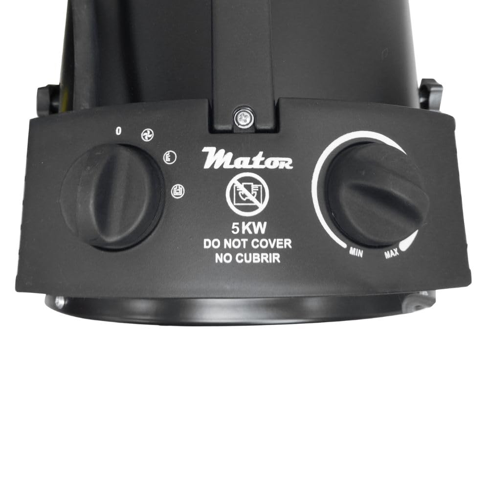 Aerotermo Eléctrico Industrial 5KW Calefactor Portátil y Ligero con Termostato Ajustable- EH CANNON BGP 05