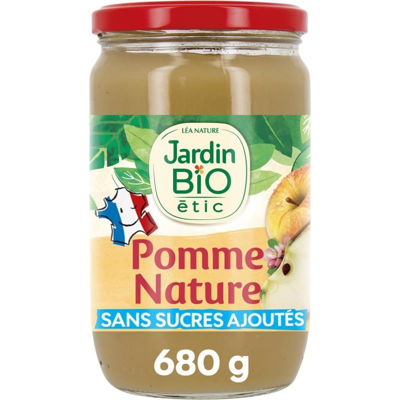 Dessert Biofruit à la pomme Jardin Bio Etic - 680g de plaisir bio pour une alimentation saine - Lot De 2