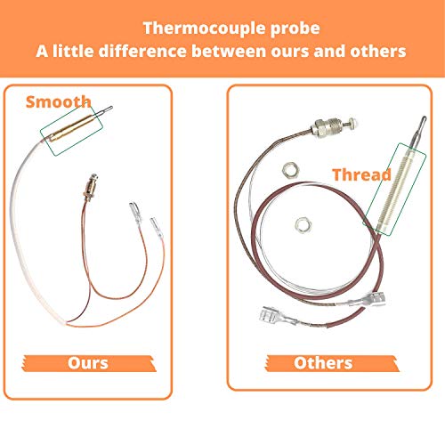 Ideasure Patio Gas Heater Repair Replacement Parts Thermocoupler & Dump Switch Control,Patio Heater Safety Kit Replacement For Room Heaters Garden Outdoor Heaters #TOP5