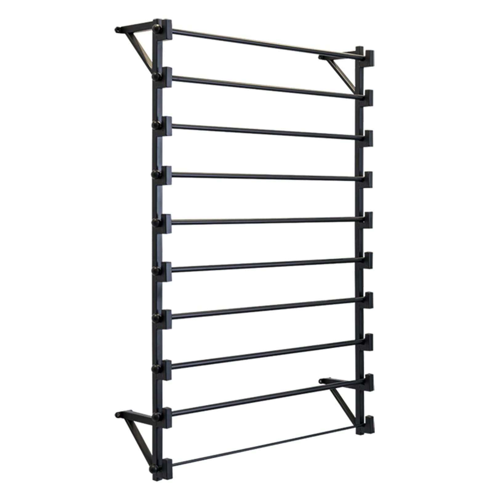 UWYTGF Scarf Hangers Black Metal Scarf Pants Organizer Holder Stylish,Space Saving Thickness Scarf Display Rack for Home Retail Craft,Easy to Put Together,OneColor,70Cm X 20Cm X 120Cm