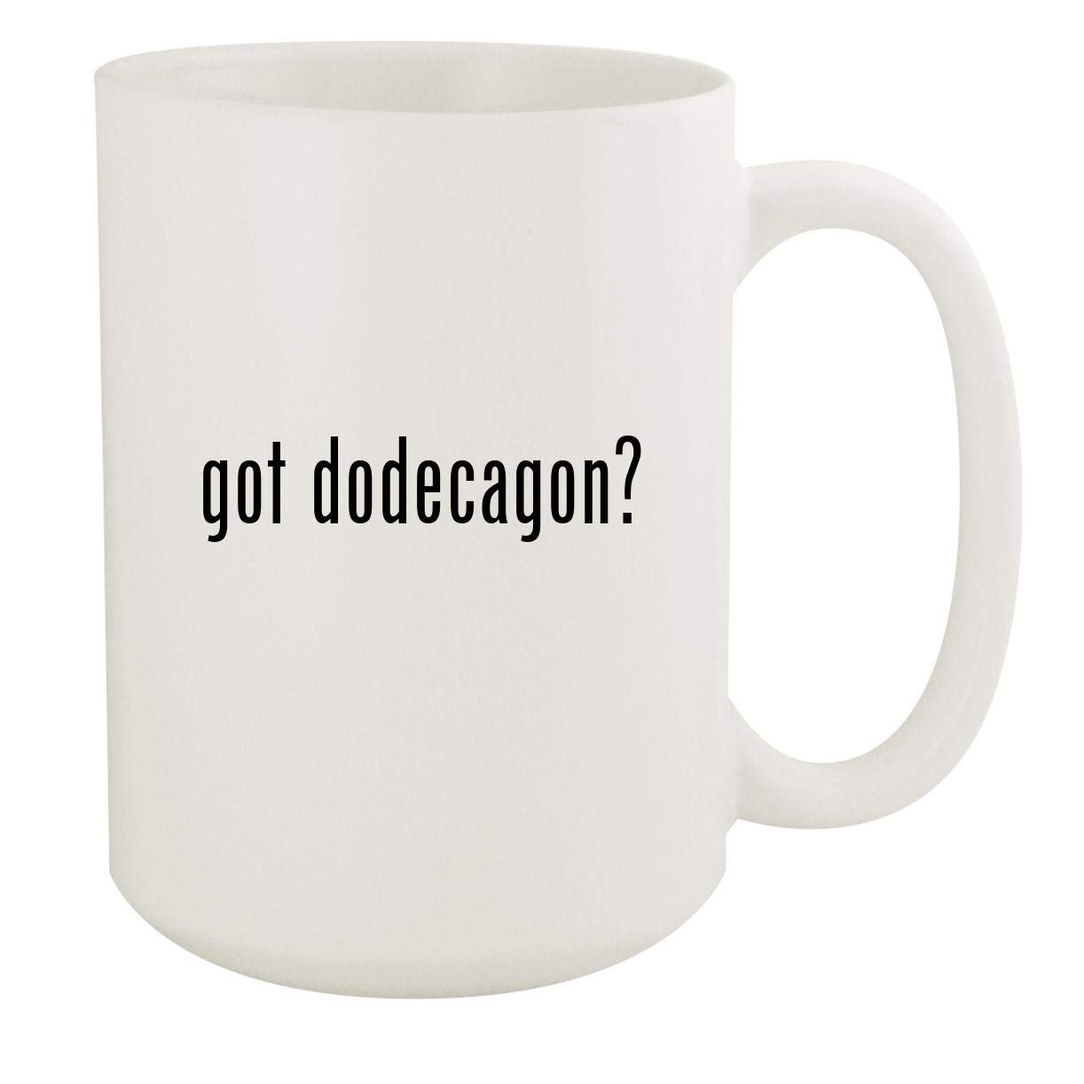 got dodecagon? - 15oz White Ceramic Coffee Mug