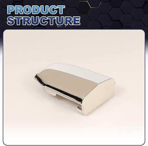 Miniatura 9 de PIT66 Manija de puerta delantera exterior cromada, compatible con Cadillac Escalade ESV 2015-2019, Cadillac Escalade Base Luxury Platinum Premium