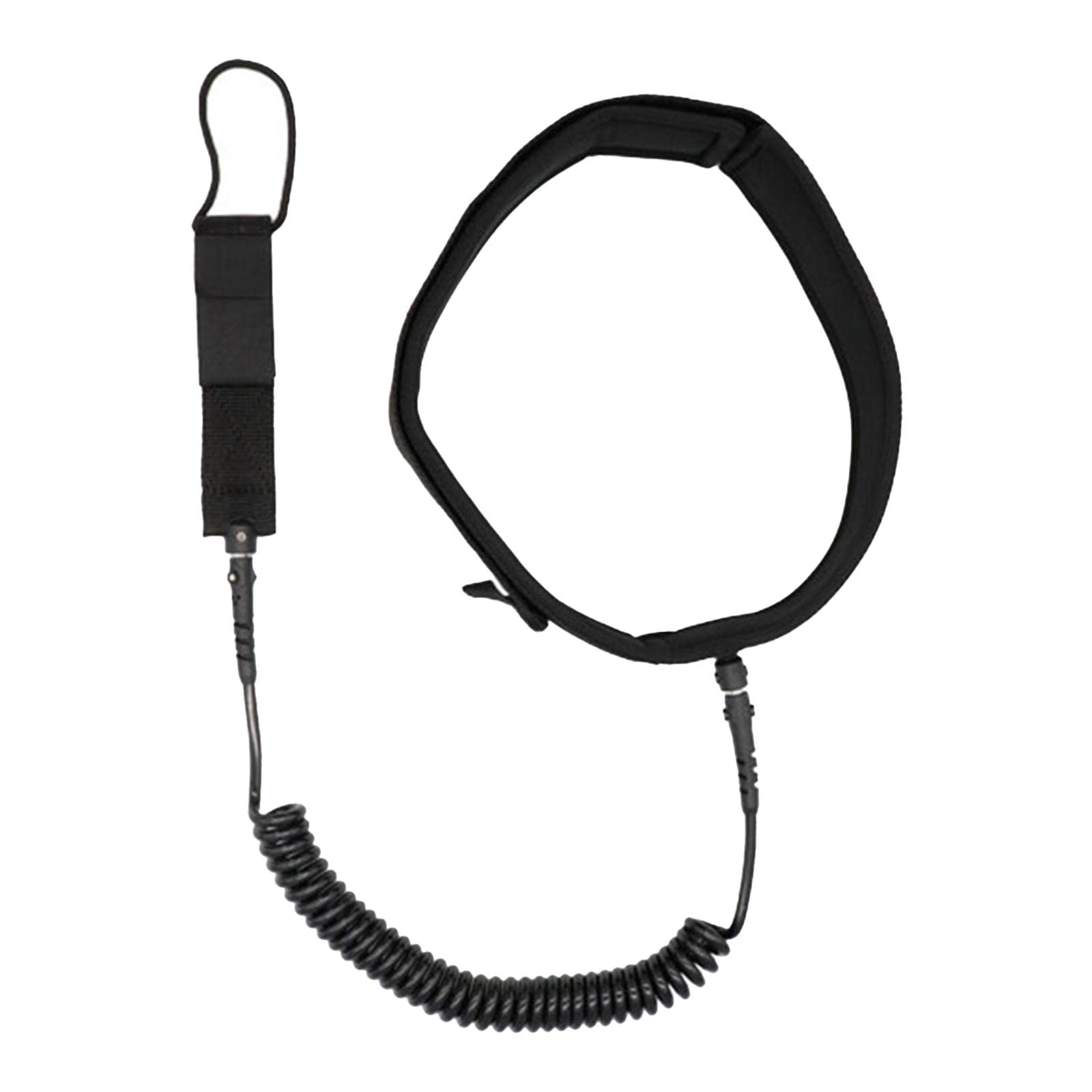 Leash per Tavola da Surf, Cintura Elastica, Tavola da Acqua Estensibile, Chiusura Robusta, PVC Morbido, Facile Installazione, Protezione per Surfisti,