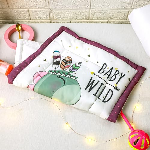 Image of Novo Baby Newborn Soft Cotton Godadi | Kids gaddi | Crib Sheet | Baby mat | Godari |Bedding Set| Matress | Bed | Baby Bedding Set for New Born (Pack of 3)