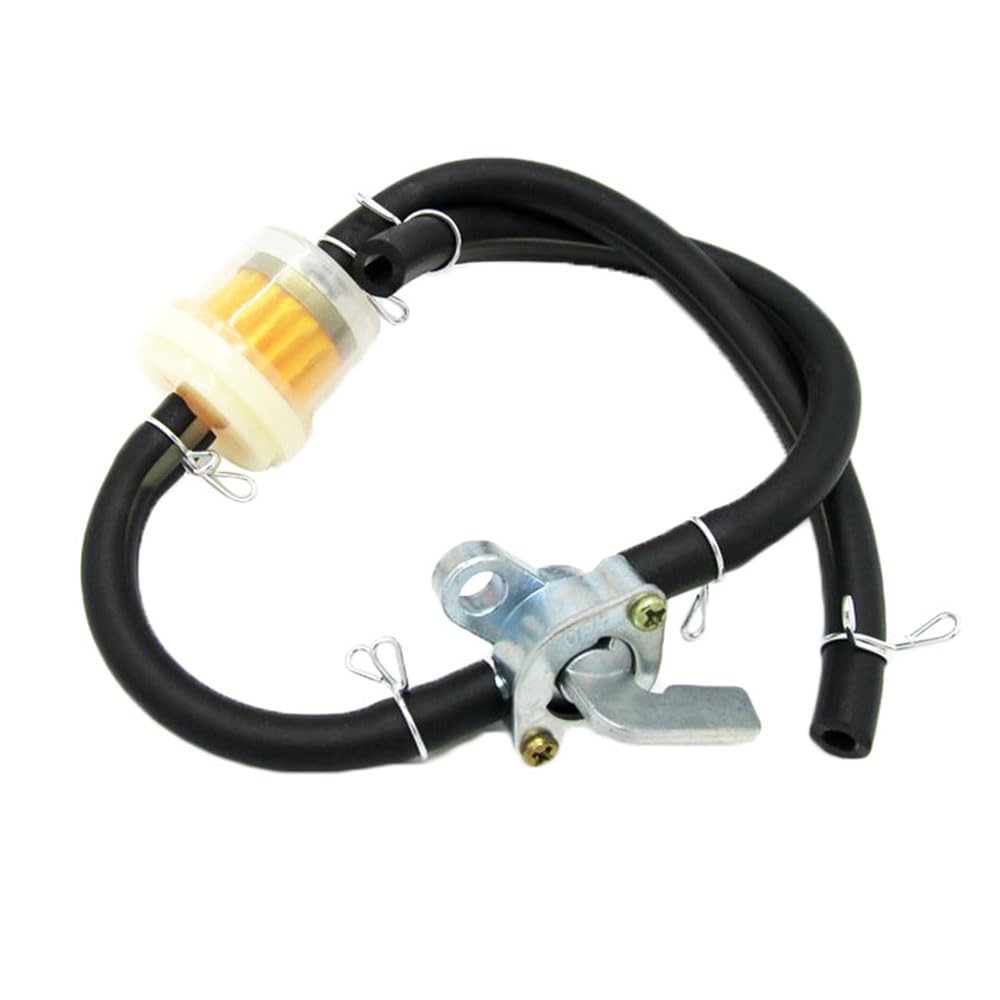 Kit Filtro Benzina Per Moto E Fuoribordo - Filtro Carburante In Linea Con Tubo E Clip