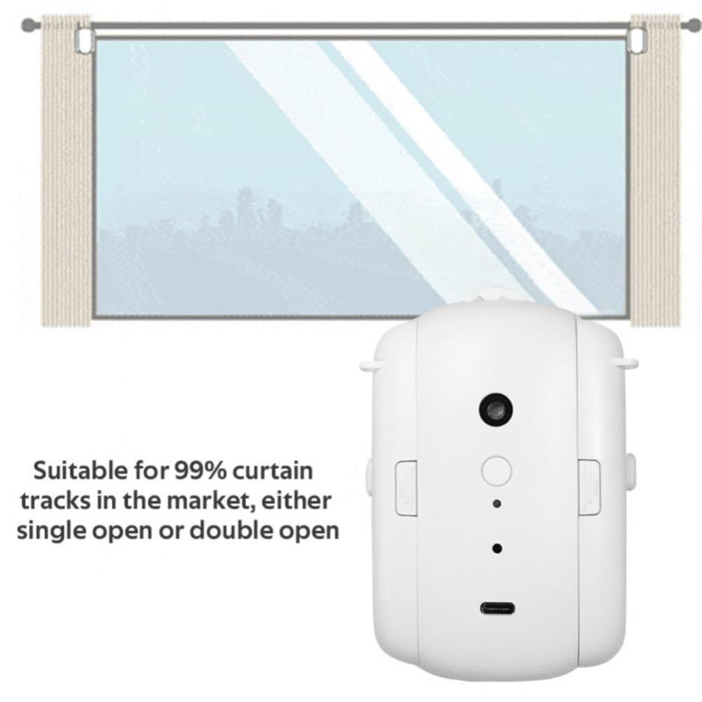 yilin Tuya Smart WIFI Ouvre-Rideau Automatique Piste Rideaux Commutateur Robot TéLéCommande pour Alexa Google Home Single
