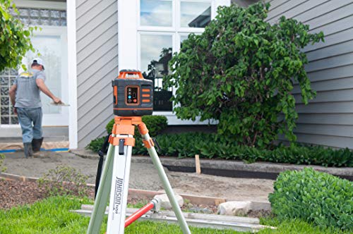 Image of Johnson Level & Tool 99-027K Self-Leveling Rotary Laser System, 8.75 inch, Red, 1 Kit,Orange