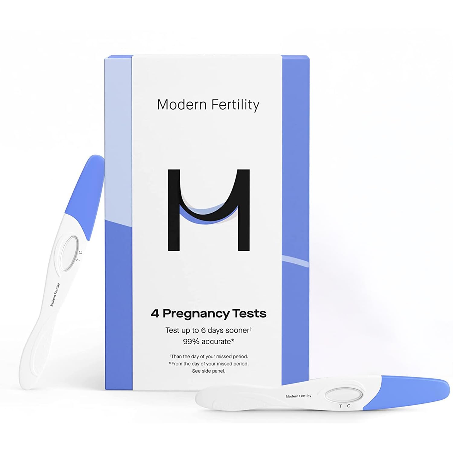 Modern Fertility Pregnancy Test | High-Sensitivity at-Home Test is 99% Accurate and Can Be Used 6 Days Before Your Missed Period| Includes 4 Tests
