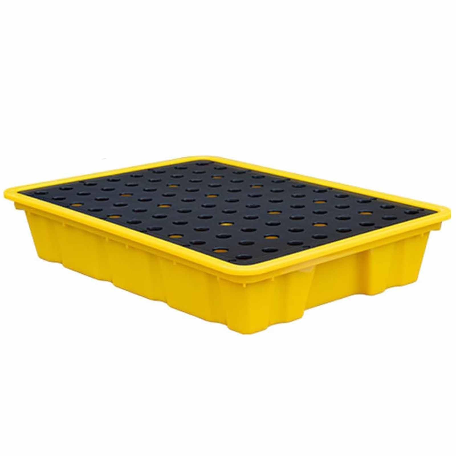 GYEQXKT Spill Containment Pallet for Oil Drum Storage with Drain and Anti-Slip Platform