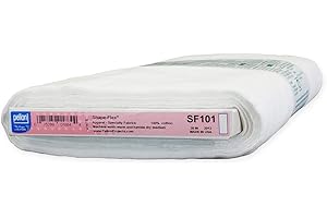 Pellon SF101 Shape-flex Fusible Medium weight woven interfacing White