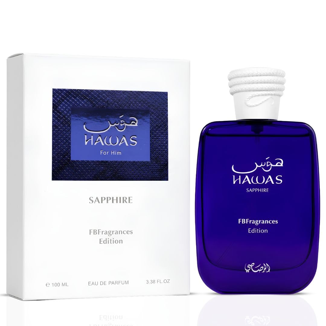 Amazon.com : RASASI Hawas Sapphire X FBFragrances Edition Eau de