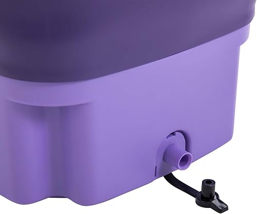 Miniatura 9 de Lavadora pequeña, de 8 litros2.11 galones, mini lavadora plegable de ropa con cesta de drenaje, lavadora portátil multifuncional para el hogar,