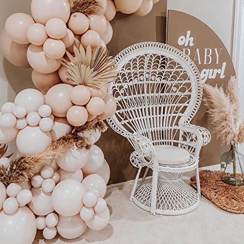 Image of Latex Balloons, 100-Pack Different Sizes 18 12 10 5 Inch Party Balloon Garland Kit (Sand White)
