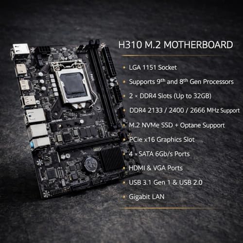 Image of CPUWala Gaming Desktop PC Core i5 8th Gen | 8GB DDR4 RAM | 512GB SSD | UHD Graphics 630 | Win 11 Pro | HDMI USB 3.0 | RGB Cabinet (3 Fans) | High Performance Gaming Computer