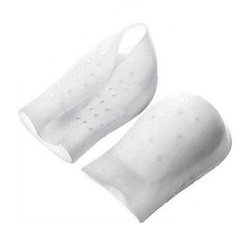 1 Pair Silicone Gel Insoles for Women, Silicone Gel Heel Cups Foot Pain Relief Pads Cushions Ball Foot Gel Pads Cushions