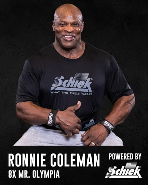 Schiek Sports Ronnie Coleman 4004 Weightlifting Belt - Limited Edition Yeah Buddy - 4 Inch Carbon Fiber and Nylon Material Lifting Belt