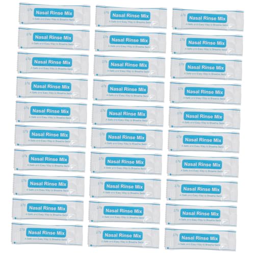 LOLIPPYY 80 piezas Sobres de Sal Nasal para Lavado Mezcla Fisiológica sin Disolución Rápida para Limpieza Nasal Segura Adultos y Protector de Mucosa para Uso Profesional y Diario
