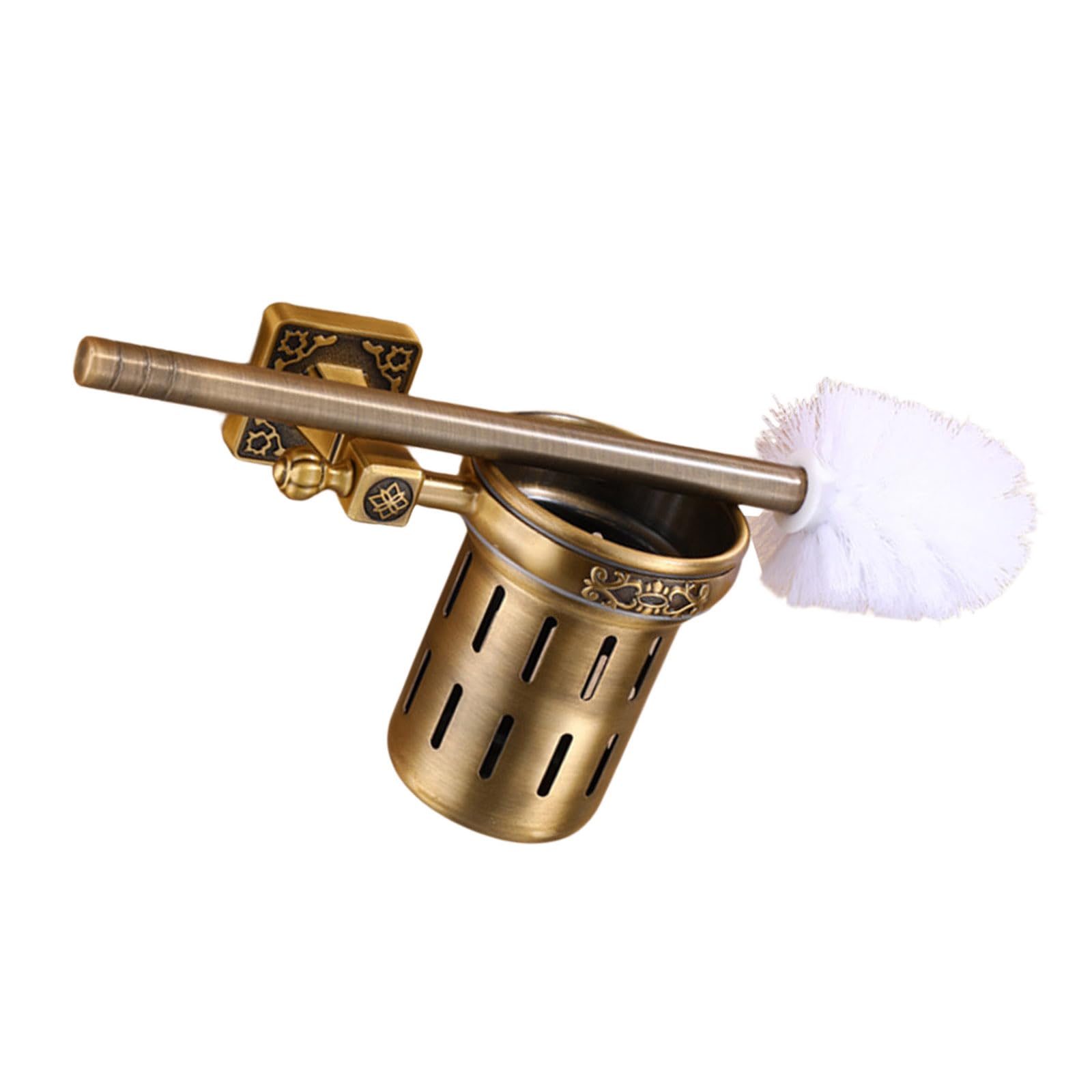 Space Saving Compacts Wall Mounted Toilet Brush for Efficient Cleaning in Limited Bathroom Areas Wall Brush Holder Toilet Mount Durability