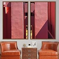 2 Piece Framed Canvas Wall Art Building Blocks Canvas Prints Home Artwork Decoration for Living Room,Bedroom - 16