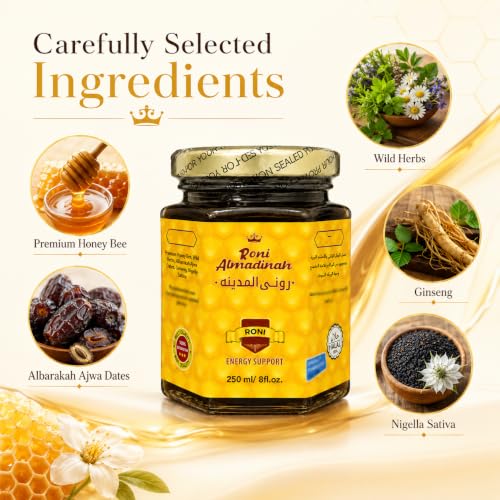 Roni Almadinah Miel Natural Mezcla 250 ml miniatura 3