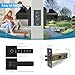 KENRONE Fingerprint Door Handle Lock,Keyless Entry Door Lock with Handle Keypad,3 Unlocking Methods Smart Lock for House Doors,Bedroom,Office,Apartment