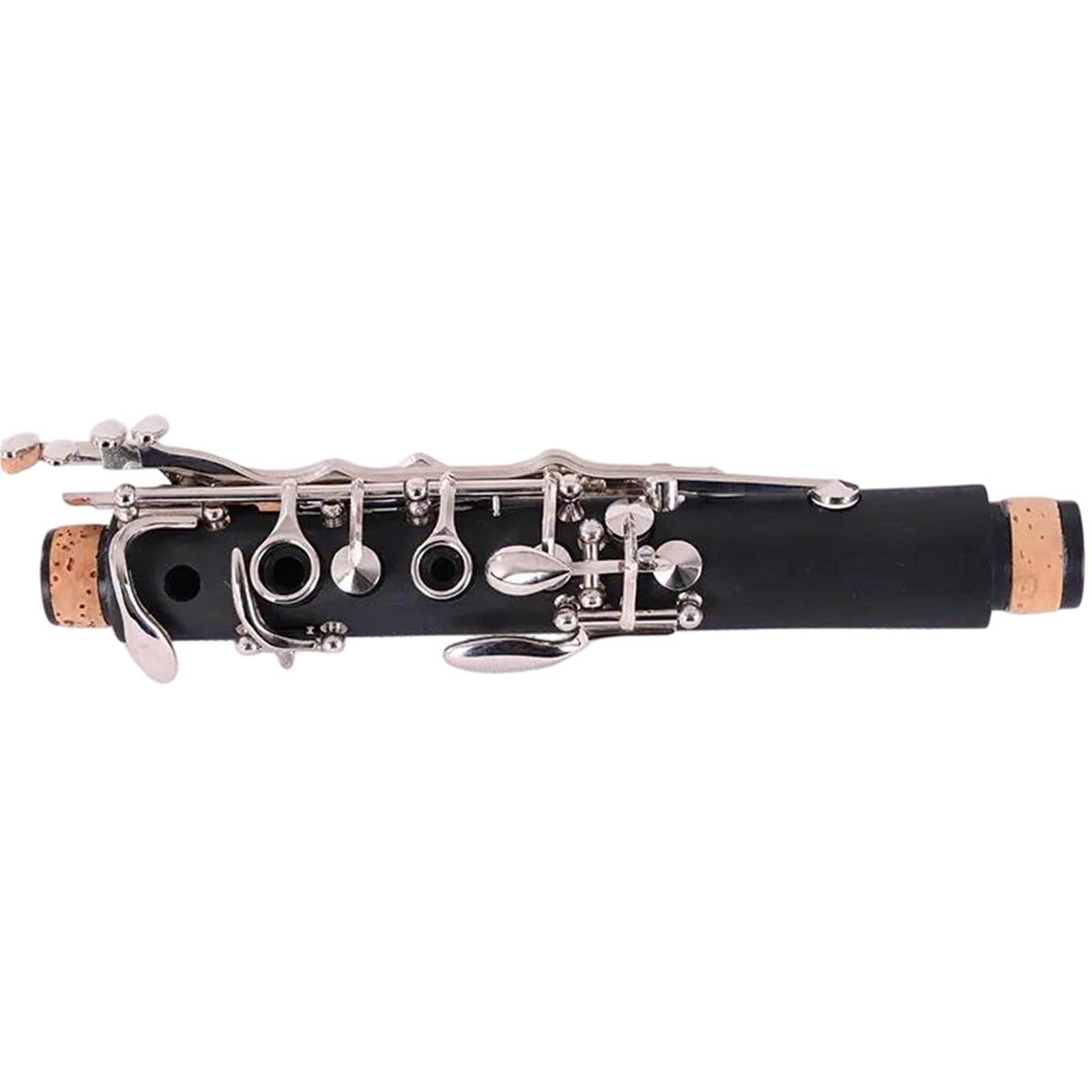 Clarinete 17 Teclas Bb Cuerpo ABS Material De Superficie Niquelado