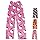 Pyjama Hose Damen,Halloween Pyjamas Hosen Lang Flanell PyjamasHose Schlafanzug Weich Kawaii Pyjamas Hose Anime Bequeme Schlafanzughose Cartoon Casual Schlafhose Herbst-Winter für Kinder/Frauen/Mädchen