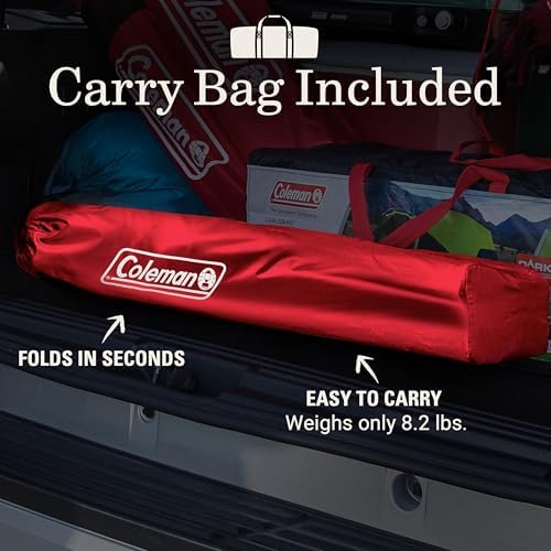 Coleman Portable Camping Chair with 4-Can Cooler, Cushioned Seat & Back with Side Pockets & Cup Holder, Carry Bag Included, Great for Camping, Tailgating, Firepits, Patio, & More - thumbnail 6