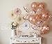 Rose Gold Birthday Party Decorations Supplies Set-(50 pc) - Confetti Balloons 12 in- Perfect for Girls Birthday Baby Bridal Wedding Shower Engagement Graduation Celebration Bachelorette