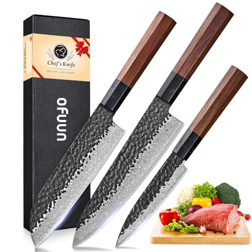 oFuun Set de Couteaux Cuisine Damas VG10