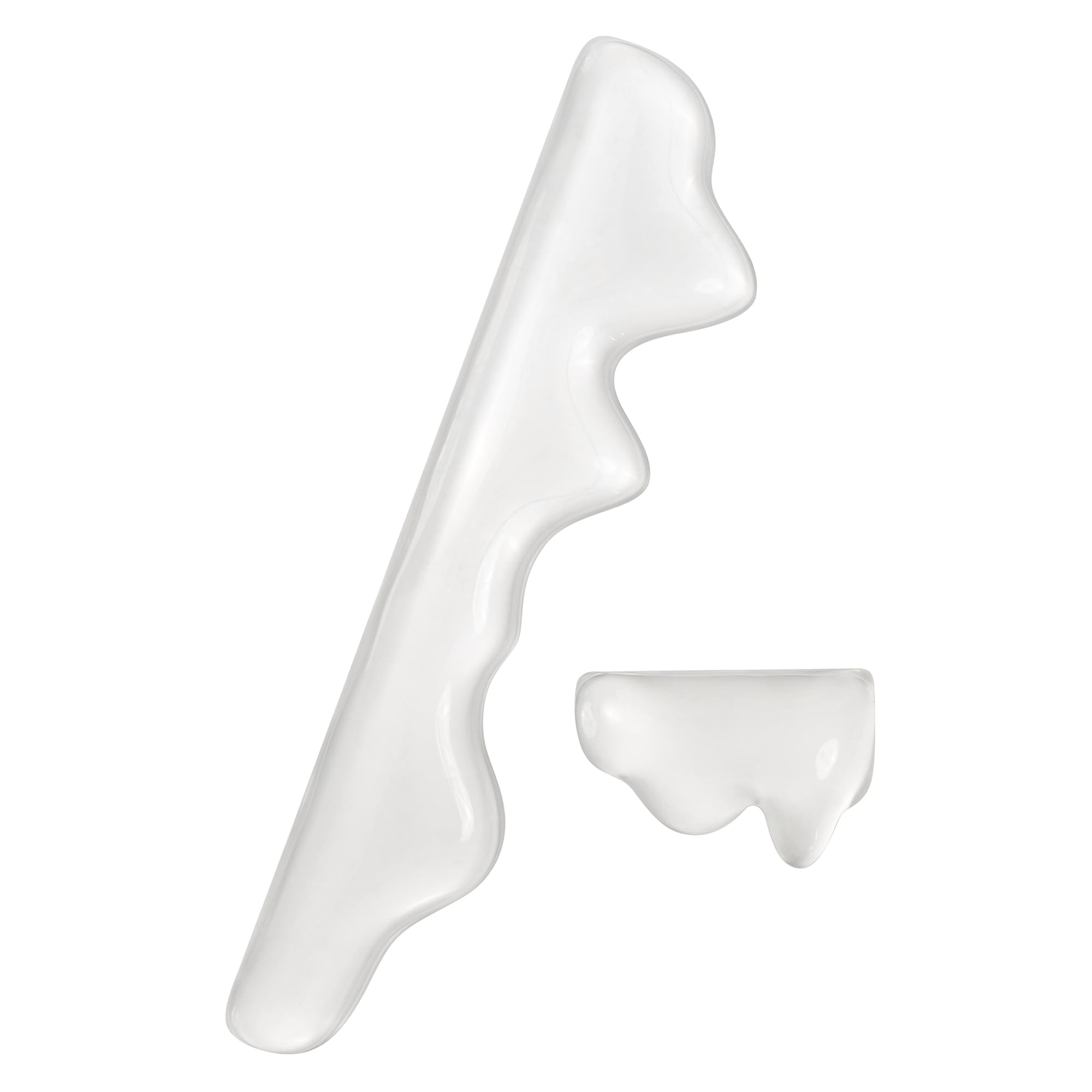 Ergonomic Gel Wrist Rest for Keyboard and Mouse, Cute Silicone Wrist Rest for Computer Keyboard 60%/68%/75% (White) — image 1