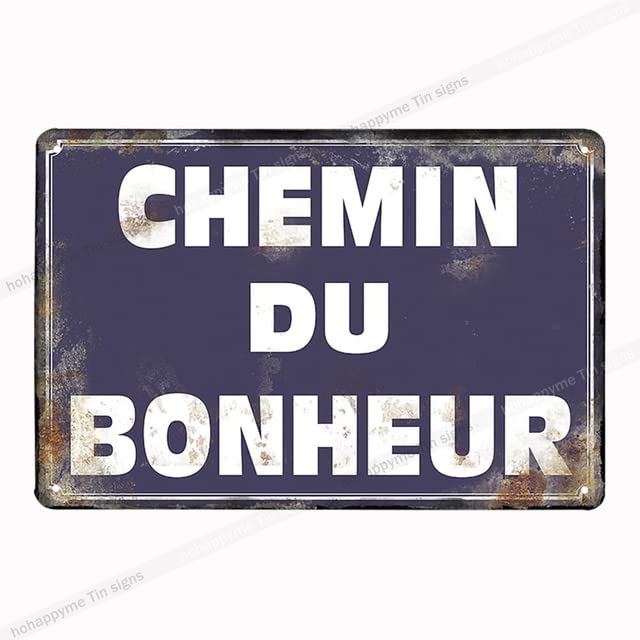 Cuisine, targa in metallo francese, stile vintage, stile vintage, 20 x 30 cm